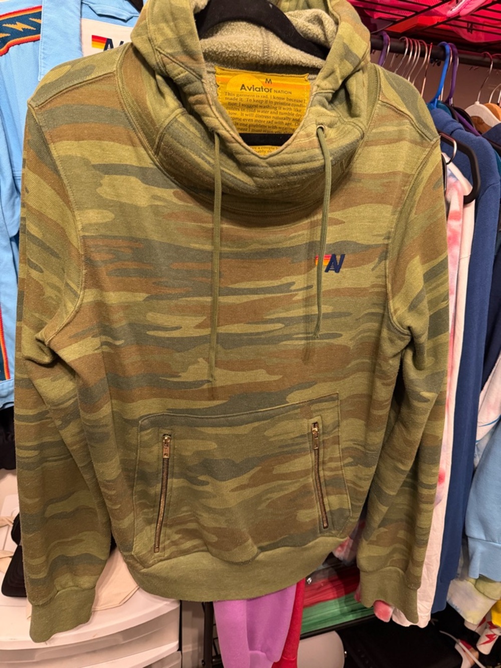 Aviator Nation Camo Ninja Sz M
